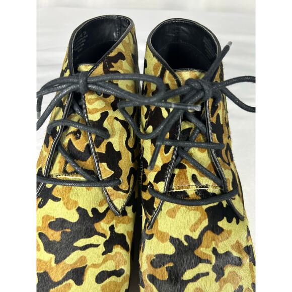 LOGO Camo Ankle Bootie Adrienne Green Womens 7 Fishermancore  new - Picture 5 of 9